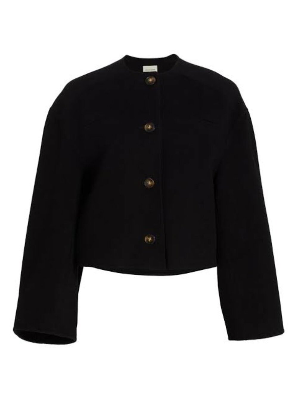 Loulou Studio Aspo Wool-cashmere Cropped Jacket